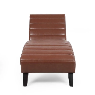 Stillmore Contemporary Channel Stitch Chaise Lounge - Christopher Knight Home 4 Stillmore Contemporary Channel Stitch Chaise Lounge - Christopher Knight Home - Image 2