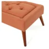 Dilwyn Tufted Ottoman - Orange - Christopher Knight Home -Furniture Haven Sales GUEST 6bb2e5df 2cc0 40e8 94f0 9b8aea3c00fc