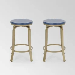 Set Of 2 Skyla Modern Industrial Swivel Counter Height Barstool - Christopher Knight Home -Furniture Haven Sales GUEST 6f088085 0143 40c9 ad22 41abc09057e9