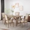 Set Of 4 Maria French Country Wood Upholstered Dining Chairs - Christopher Knight Home -Furniture Haven Sales GUEST 73bdba8b 6e6a 4707 b59f 5cbd3af2f175