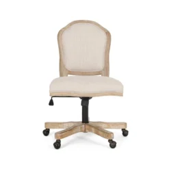 Scilley French Country Upholstered Swivel Office Chair - Christopher Knight Home -Furniture Haven Sales GUEST 75833bb5 7217 4131 ad12 505b9bcf77ab