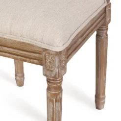 Set Of 4 Regina French Country Wood And Cane Upholstered Dining Chairs - Christopher Knight Home -Furniture Haven Sales GUEST 7fe55024 ca83 433d a10f 8f7d47d69581