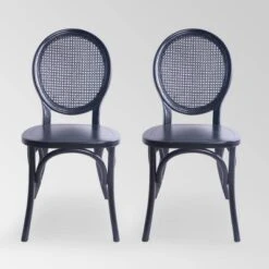 Set Of 2 Chrystie Rattan Dining Chair - Christopher Knight Home -Furniture Haven Sales GUEST 83948992 89a0 48cc b806 5301e268fd95