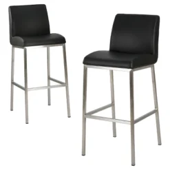 30" Vasos Bonded Leather Barstool Set 2ct - Christopher Knight Home -Furniture Haven Sales GUEST 849d2d6a 7a4c 4bd6 8b3b 01b5c721dc1d