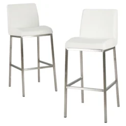 30" Vasos Bonded Leather Barstool Set 2ct - Christopher Knight Home -Furniture Haven Sales GUEST 8e33dab8 471c 4dbc 87e7 e90d14d45927