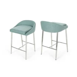 Set Of 2 Bandini Modern Upholstered Counter Height Barstools - Christopher Knight Home -Furniture Haven Sales GUEST 8e374562 fa27 46fd b21e e7c598458fdb