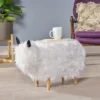 Levi Furry Yak Ottoman - Christopher Knight Home -Furniture Haven Sales GUEST 96499774 6327 48e7 ba5f 4f120a807bd3