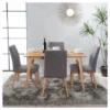 50" 5pc Orrin Dining Set Natural Oak/Dark Gray - Christopher Knight Home -Furniture Haven Sales GUEST 96f0baf4 df37 4945 9dc7 a86599f488d5