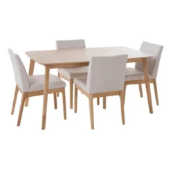 5pc Kwame 60" Dining Set - Christopher Knight Home -Furniture Haven Sales GUEST 9c13c4ca 4335 4329 ae55 452abe086625