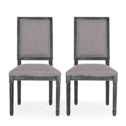 2pk Regina French Country Wood Upholstered Dining Chairs - Christopher Knight Home -Furniture Haven Sales GUEST 9ca68043 84c6 4e36 8d20 107a7e9c634b