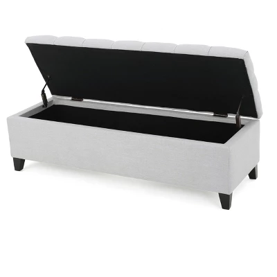 Ottilie Storage Ottoman - Christopher Knight Home 4 Ottilie Storage Ottoman - Christopher Knight Home - Image 2