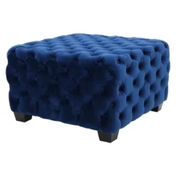 Jaymee New Velvet Ottoman - Christopher Knight Home -Furniture Haven Sales GUEST ac902f12 5271 454d a6da 31bf20722bea