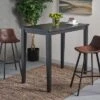 51" Broughton Rectangle Contemporary Bar Height Table Dark Gray - Christopher Knight Home -Furniture Haven Sales GUEST af5705c8 70ac 4955 b78a 91507e02abc3