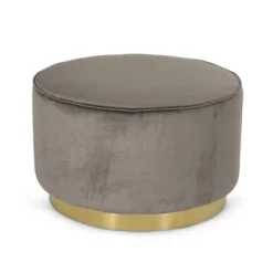 Croton Modern Glam Velvet Swivel Ottoman - Christopher Knight Home -Furniture Haven Sales GUEST b04d3ffc 483a 4ec8 a5f0 8d8f4c2e322b