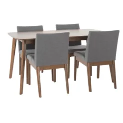 5pc Kwame 60" Dining Set - Christopher Knight Home -Furniture Haven Sales GUEST b1c51623 6e52 4bdd 93d9 366f74d4637f