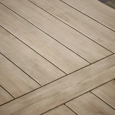 3pc Estelle Farmhouse Cottage Picnic Dining Set Light Gray - Christopher Knight Home 5 3pc Estelle Farmhouse Cottage Picnic Dining Set Light Gray - Christopher Knight Home - Image 3