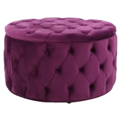 Zelfa New Velvet Ottoman - Christopher Knight Home -Furniture Haven Sales GUEST b2fddeeb a069 4b5f aeba 2bfa7ab09fc1