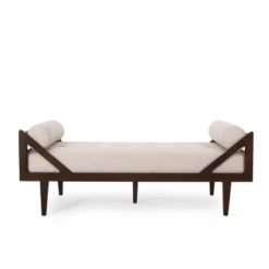 Rayle Contemporary Tufted Chaise Lounge With Rolled Accent Pillows - Christopher Knight Home -Furniture Haven Sales GUEST b456b97c 74ca 4442 9652 2be76ccd6315