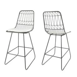 Set Of 2 Walcott Modern Iron Counter Height Barstools - Christopher Knight Home -Furniture Haven Sales GUEST b5d1a02a d568 4537 8970 0ccd8d75ac61
