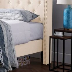 Tourmaline Contemporary Upholstered Bed - Christopher Knight Home -Furniture Haven Sales GUEST b6846527 1b43 4f0d bed6 599893487dab