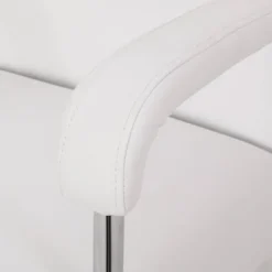 Gehring Modern Channel Stitched Swivel Office Lift Chair White/Chrome - Christopher Knight Home -Furniture Haven Sales GUEST b6d29163 1116 4077 beed b4499d632852