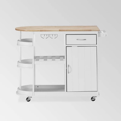 Corby Kitchen Cart - Christopher Knight Home 9 Corby Kitchen Cart - Christopher Knight Home - Image 7