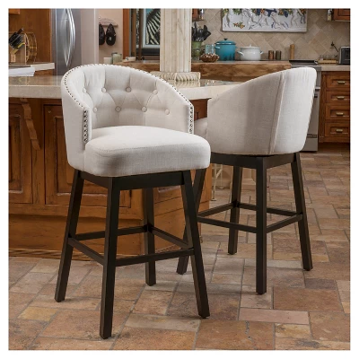 Set Of 2 30.5" Ogden Barstool - Christopher Knight Home 3 Set Of 2 30.5" Ogden Barstool - Christopher Knight Home