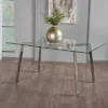 59" Zavier Rectangular Dining Table Clear - Christopher Knight Home 2 59" Zavier Rectangular Dining Table Clear - Christopher Knight Home -Furniture Haven Sales GUEST bbe7d8b5 9397 4679 8cb5 3ea8acffb271