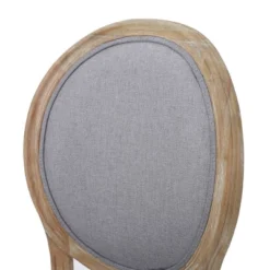 Set Of 4 Phinnaeus French Country Fabric Dining Chairs Light Gray/Natural - Christopher Knight Home -Furniture Haven Sales GUEST bd9221c1 75c9 4340 8e00 90508b28fe42