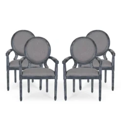 Set Of 4 Judith French Country Wood Upholstered Dining Chairs - Christopher Knight Home -Furniture Haven Sales GUEST be6087e5 abe1 4f1d 8eba 9d289ae30dfe