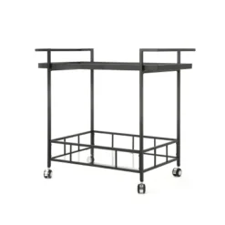 Ambrose Industrial Bar Cart - Christopher Knight Home -Furniture Haven Sales GUEST bf6b8415 3197 47d2 8d47 2942b7e6998b