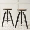 Set Of 2 Isla Swivel Barstool Antique Wood - Christopher Knight Home -Furniture Haven Sales GUEST c4288020 95c9 403e a00c 4ce6b2d26336