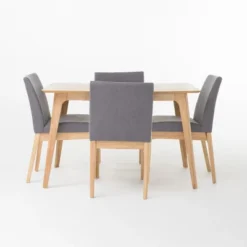 5pc Kwame 50" Dining Set - Christopher Knight Home -Furniture Haven Sales GUEST c5463544 f366 4dcc 8588 b97efa73dcd7