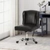 Bergen Contemporary Wingback Swivel Office Chair Midnight Black/Chrome - Christopher Knight Home 2 Bergen Contemporary Wingback Swivel Office Chair Midnight Black/Chrome - Christopher Knight Home -Furniture Haven Sales GUEST c656845a 6214 4097 a052 8dbbf797daa0