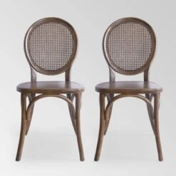 Set Of 2 Chrystie Rattan Dining Chair - Christopher Knight Home -Furniture Haven Sales GUEST c9ce5c09 3d6a 416a b182 a2a94265316c