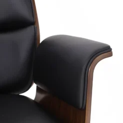 Cannonade Mid-Century Modern Swivel Office Chair Black/Walnut - Christopher Knight Home 20 Cannonade Mid-Century Modern Swivel Office Chair Black/Walnut - Christopher Knight Home -Furniture Haven Sales GUEST ca515156 1990 46fa 97f1 48d01f96b35e