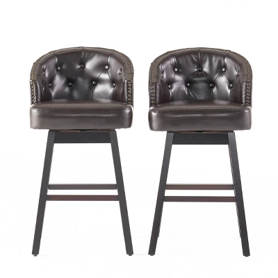 Set Of 2 30.5" Ogden Barstool - Christopher Knight Home 7 Set Of 2 30.5" Ogden Barstool - Christopher Knight Home - Image 5