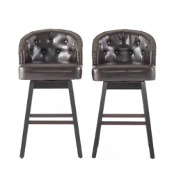 Set Of 2 30.5" Ogden Barstool Brown - Christopher Knight Home -Furniture Haven Sales GUEST cf8618db 98f3 4d81 8bd5 aa9c2de9fc48