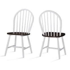 Set Of 2 Declan Farmhouse High Back Dining Chair - Christopher Knight Home -Furniture Haven Sales GUEST cfc3d3ec 2f6a 4ac6 9ada b96170e2668e