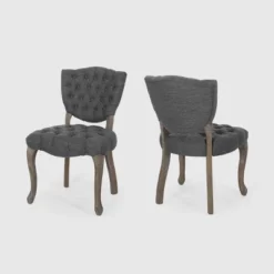 Set Of 2 Crosswind Tufted Dining Chair - Christopher Knight Home -Furniture Haven Sales GUEST d12499e9 01eb 4a27 90d0 6b20a09c2a22