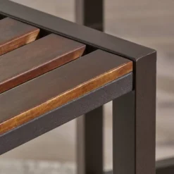 Set Of 2 Lilith Acacia Barstools Dark Brown - Christopher Knight Home -Furniture Haven Sales GUEST d4317027 c0ee 4dc7 bd45 25e2df06338a