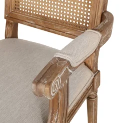 Set Of 6 Maria French Country Wood And Cane Upholstered Dining Chairs - Christopher Knight Home -Furniture Haven Sales GUEST d4bb03d8 e942 4f20 a33d 0c1a69f89216 1