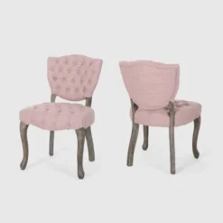 Set Of 2 Crosswind Tufted Dining Chair - Christopher Knight Home -Furniture Haven Sales GUEST d6ee4fa3 14e7 4a71 aa3d c4c559f71c53