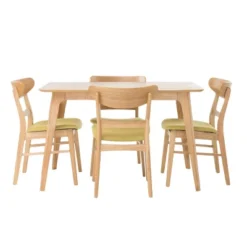 5pc 50" Idalia Mid-Century Modern Dining Set - Christopher Knight Home -Furniture Haven Sales GUEST d91c5396 a5f2 4843 aace 6eecb9d58768