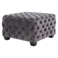 Jaymee New Velvet Ottoman - Christopher Knight Home -Furniture Haven Sales GUEST dc327dab 674e 423f 82f1 cb5ac6f7ab99