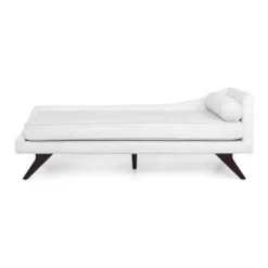 Cagle Mid Century Modern Fabric Chaise Lounge - Christopher Knight Home -Furniture Haven Sales GUEST e076f768 6653 4641 942f e0b547a93108