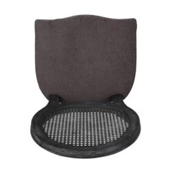 2pk Aquilla French Country Wood And Cane Upholstered Dining Chairs - Christopher Knight Home -Furniture Haven Sales GUEST e159d8d2 4473 44ad b41a 51816e870346