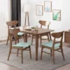 Set Of 4 Idalia Mid-Century Modern Dining Chairs Mint/Walnut - Christopher Knight Home -Furniture Haven Sales GUEST e35a730a 1422 4564 b84a 307c684476ed