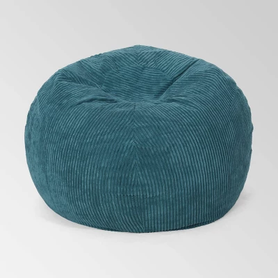 Kenli 3' Modern Corduroy Beanbag - Christopher Knight Home 7 Kenli 3' Modern Corduroy Beanbag - Christopher Knight Home - Image 5
