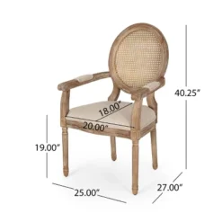 Set Of 4 Judith French Country Wood And Cane Upholstered Dining Chairs - Christopher Knight Home 23 Set Of 4 Judith French Country Wood And Cane Upholstered Dining Chairs - Christopher Knight Home -Furniture Haven Sales GUEST e82ea993 bf95 436a 9fba 8427bbedd404